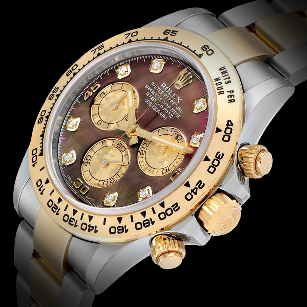 Vendita Rolex Daytona in acciaio e oro con diamanti 